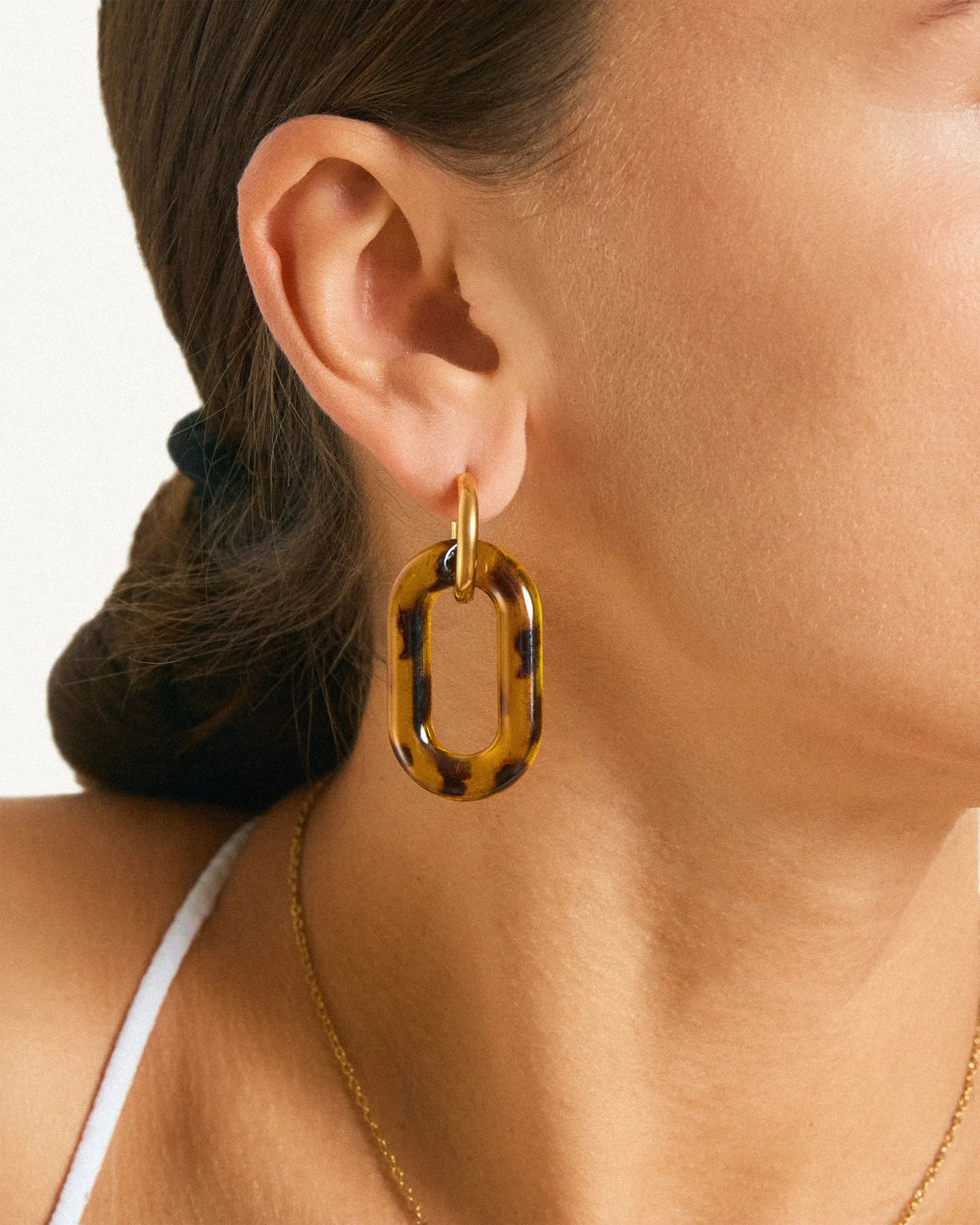 Bold Leopard Earrings | Gold