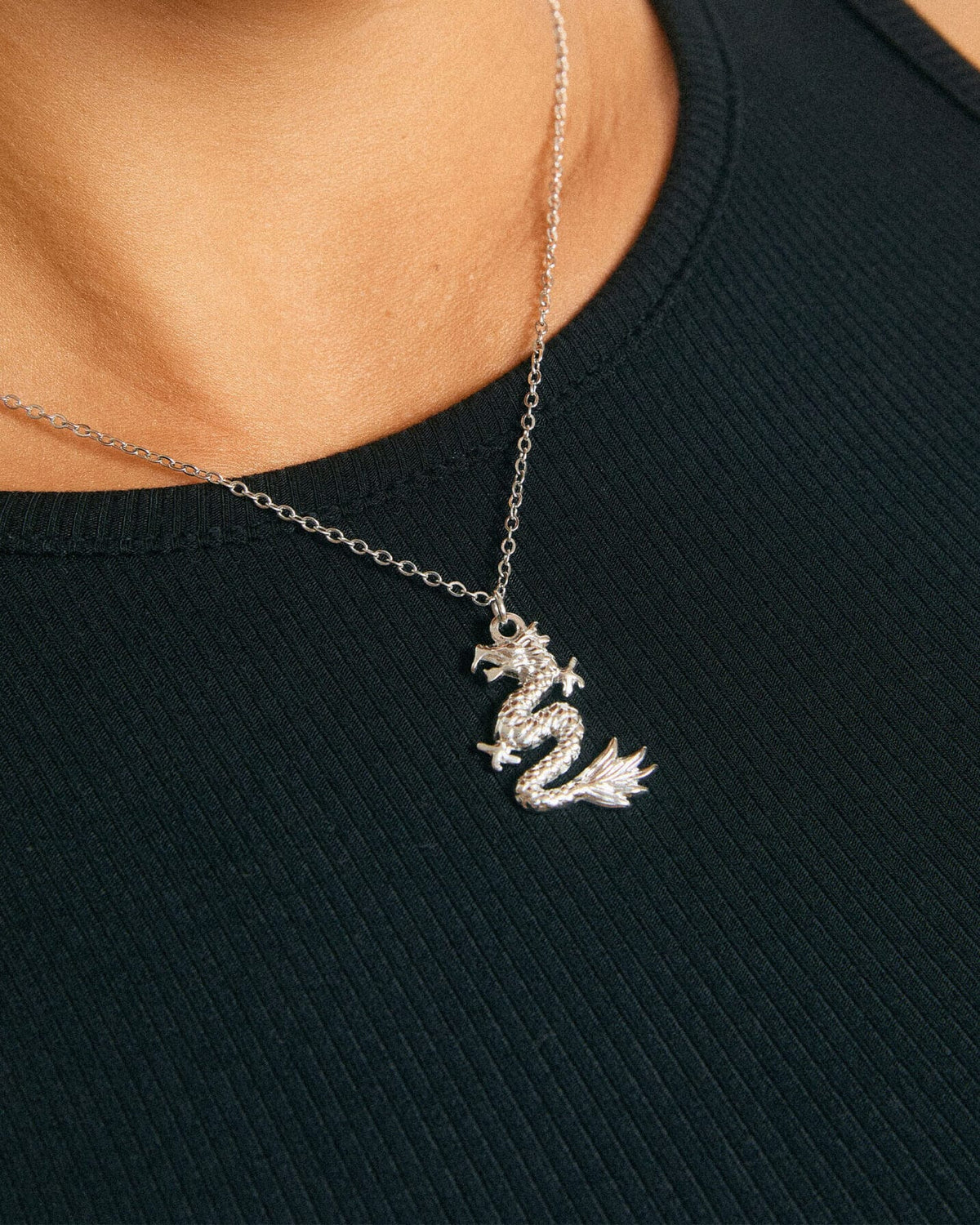 Dragon Necklace | Silver