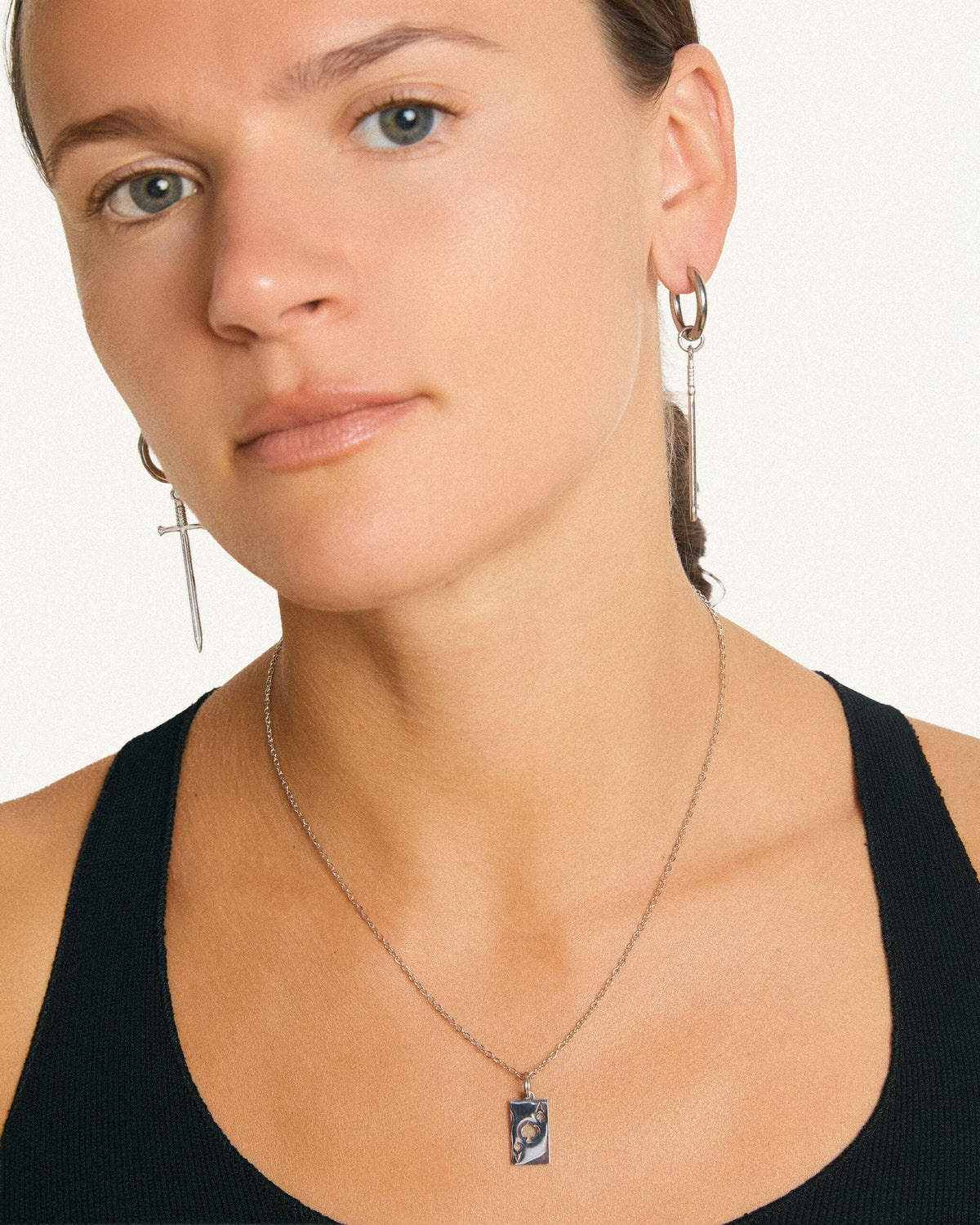 Ace of Spades Necklace | Silver