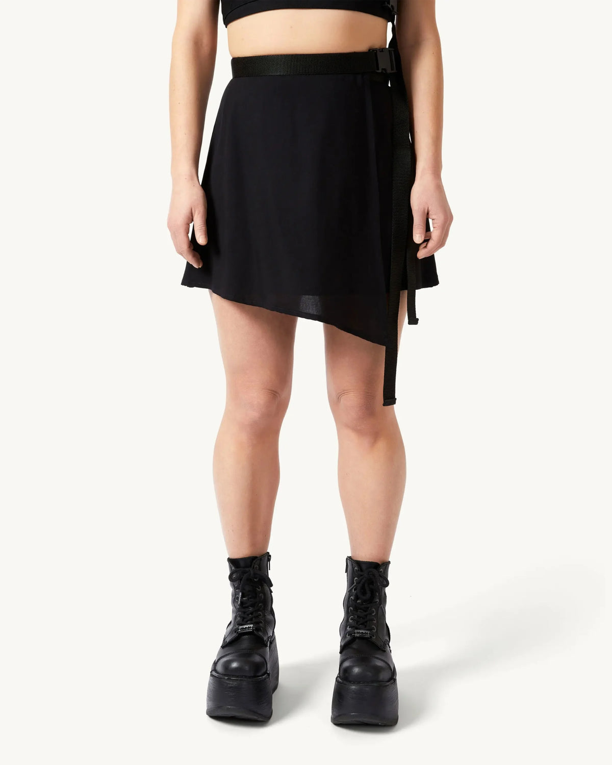 Wrap Skirt Mini | Black