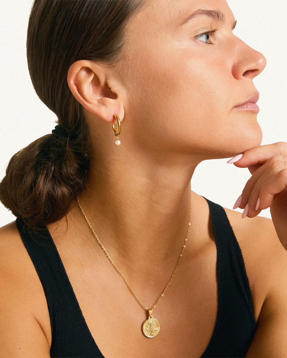 Coin Necklace | Gold
